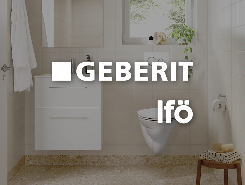 badrumsinredning från Ifö Geberit