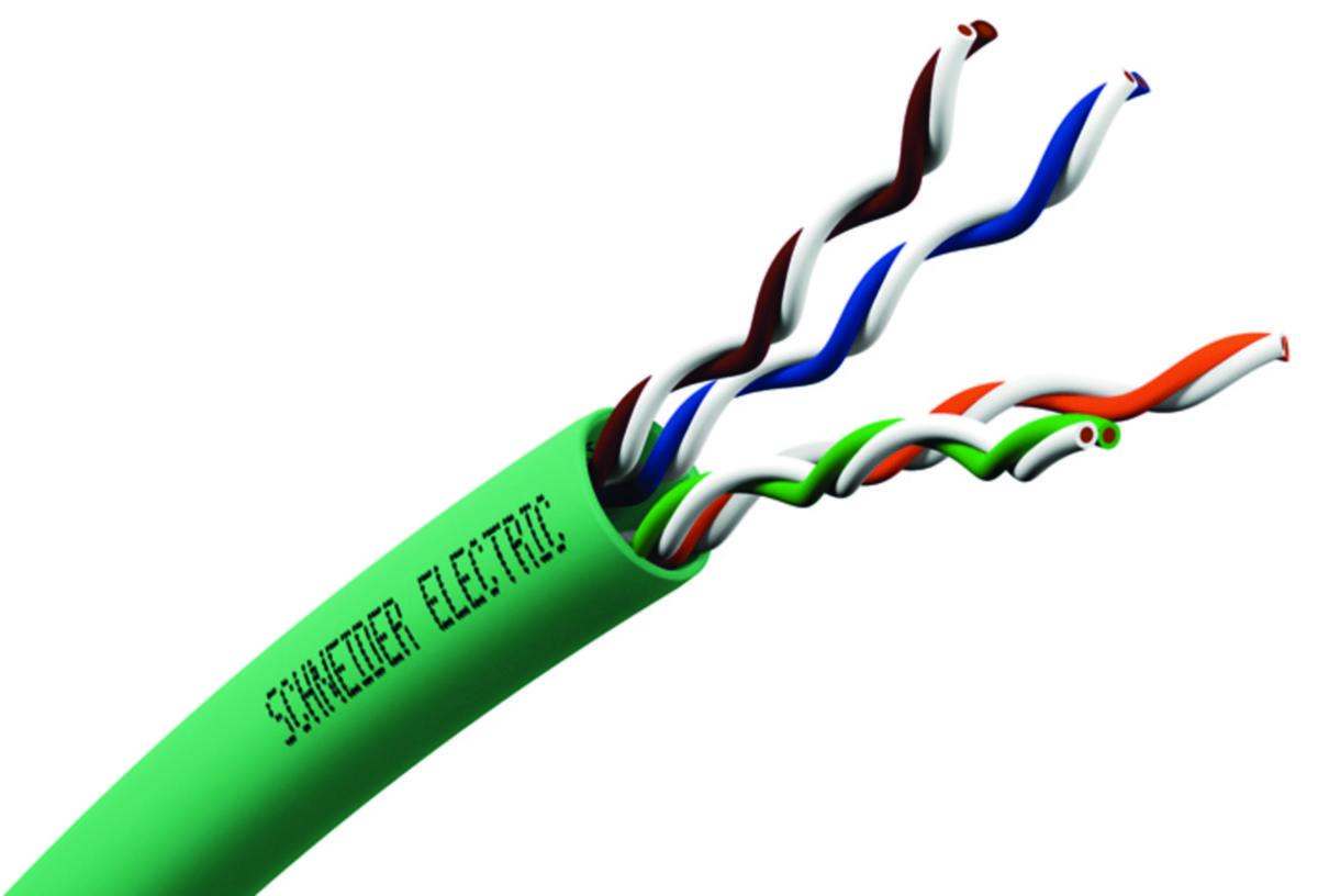 Datakabel Actassi C5E U/UTP Dca, Schneider - KAT 5E U/UTP 4P DCA GRÖN B305 VDICD115118