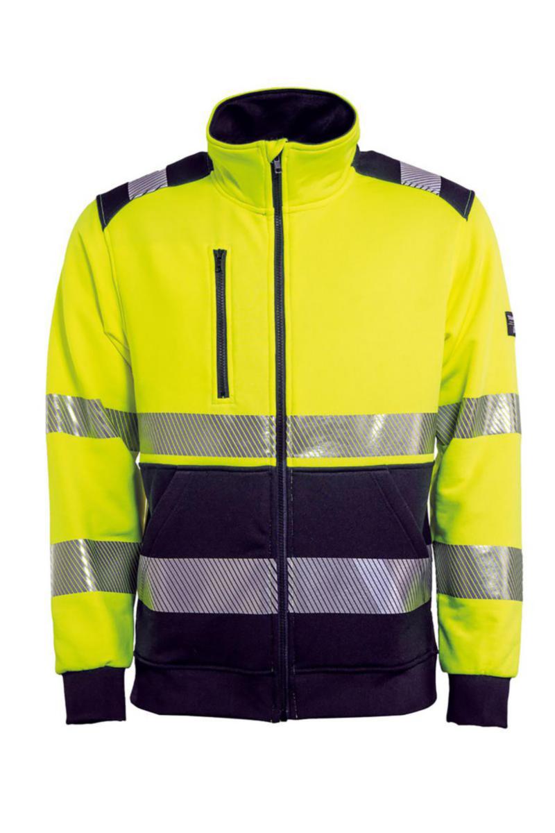 Sweatshirtjacka Tranemo 4334-26 - SWEATSHIRTJACKA TRANEMO 433426 GUL/MAR VARSEL KL2 STL XS