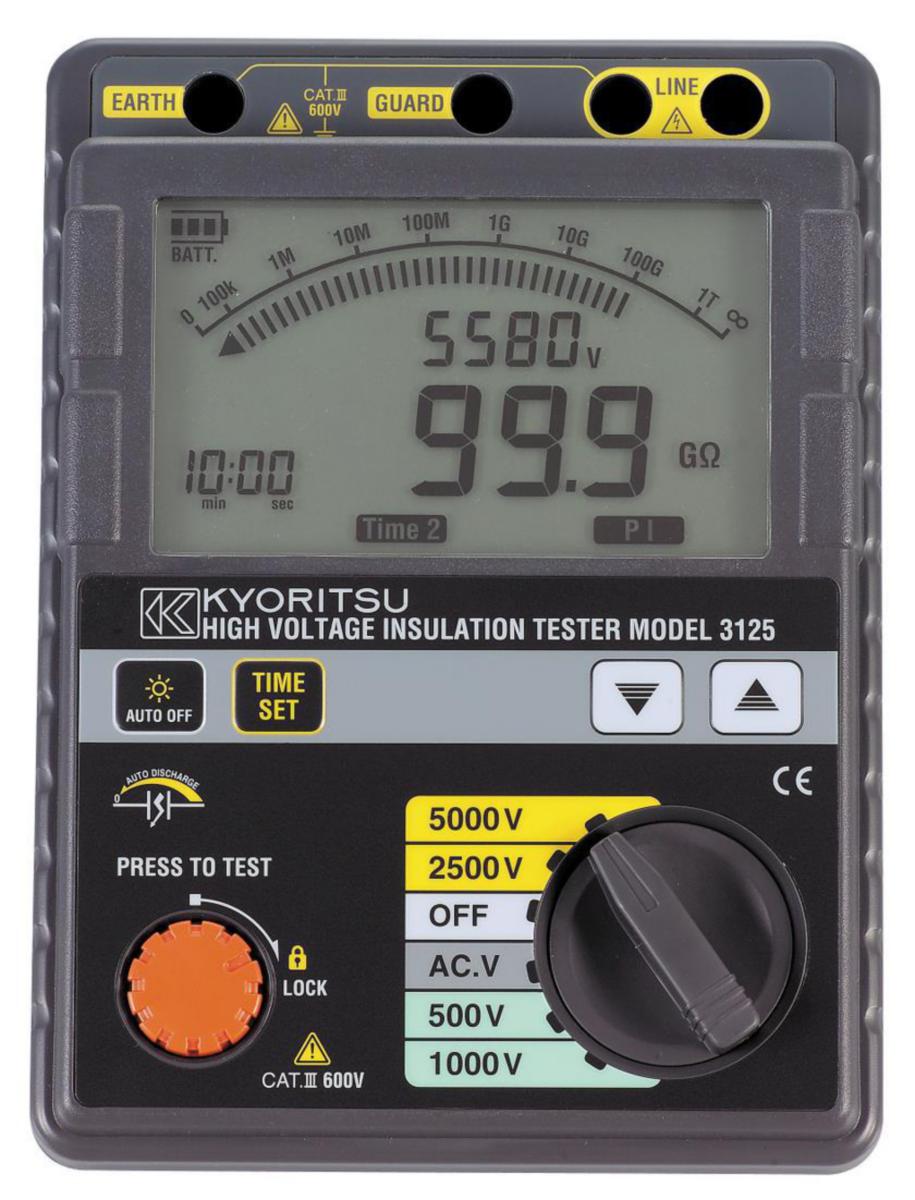 Högspänningsisolationsprovare 5kV, digital - KEW ISOLATIONSPROVARE 5KV