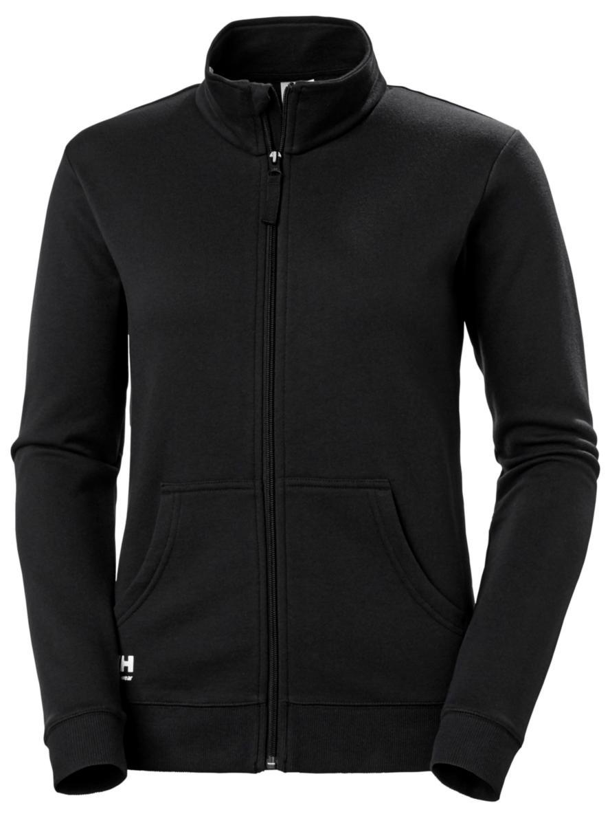 Tröja Helly Hansen Manchester 79213 Dam - TRÖJA HH 79213 DAM MANCHESTER HELZIP SVART STL L