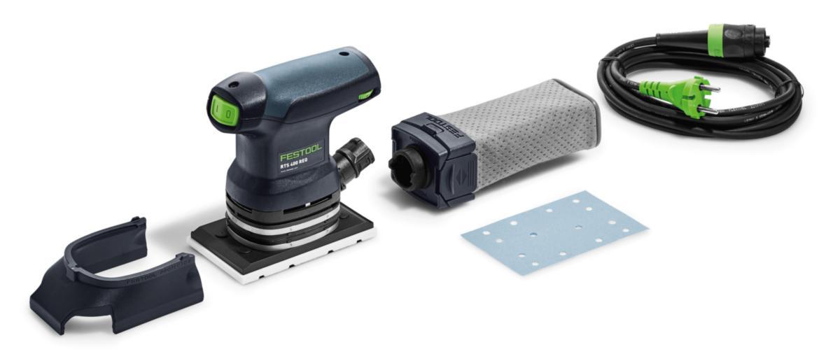 Planslip Festool RTS 400 REQ - SLIPMASKIN FESTOOL RTS 400 REQ 230V.250W.REKTANGULÄR.U.LÅDA
