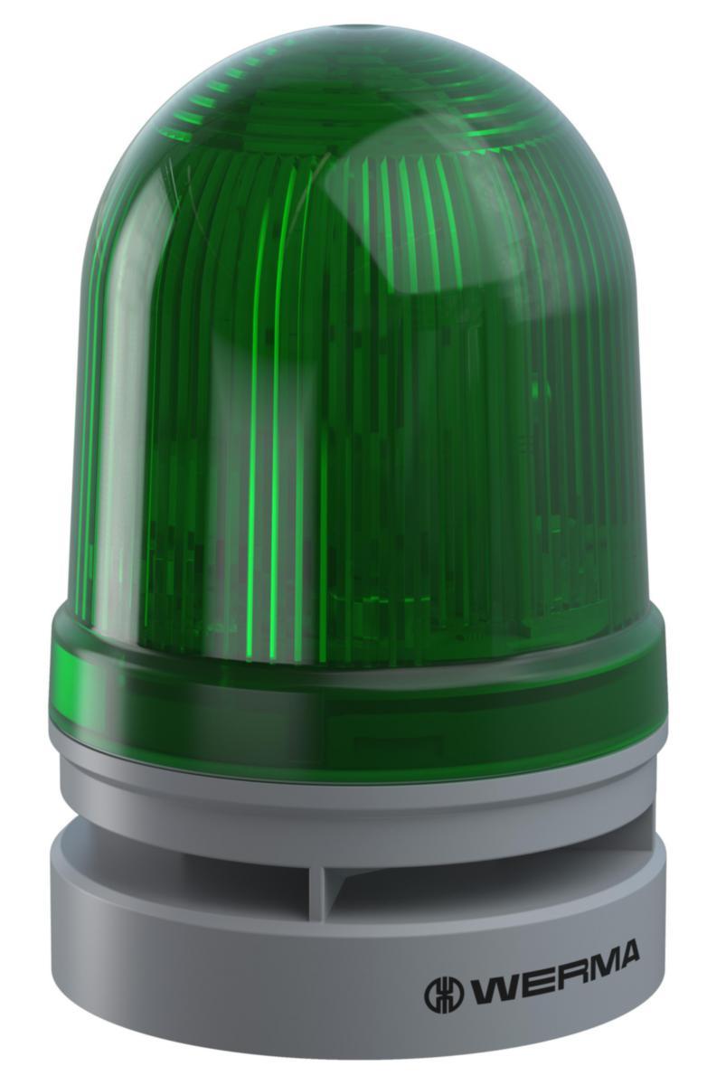 Varningsljus EvoSignal Midi - VARNING LJUD/LJUS 12/24V GRÖN 461.210.70