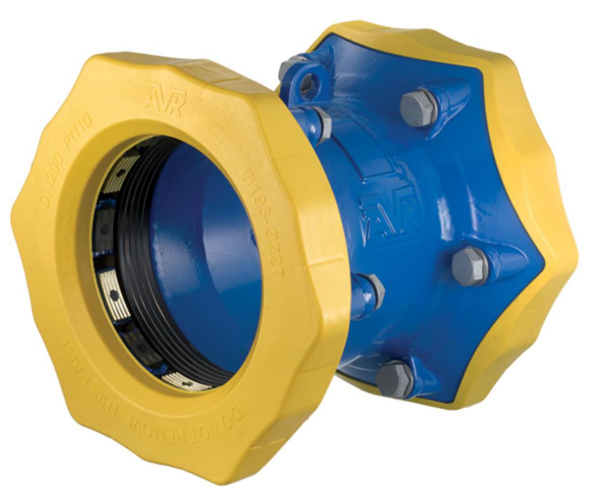 Supa Maxi rak koppling, avlopp - DN300 RAK KOPPLING 314-356MM PN10 NBR A2/A4, AVK SUPA MAXI