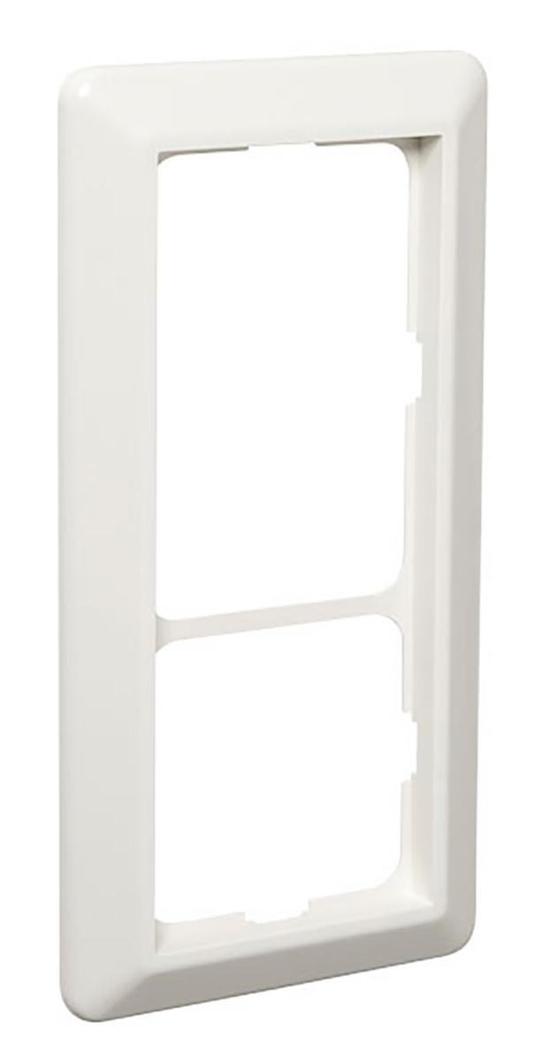 Combination frame for 2-way socket - COMB FRAME FOR 2-WAY SOCK FOR 2+1 APPARAT F-WHT