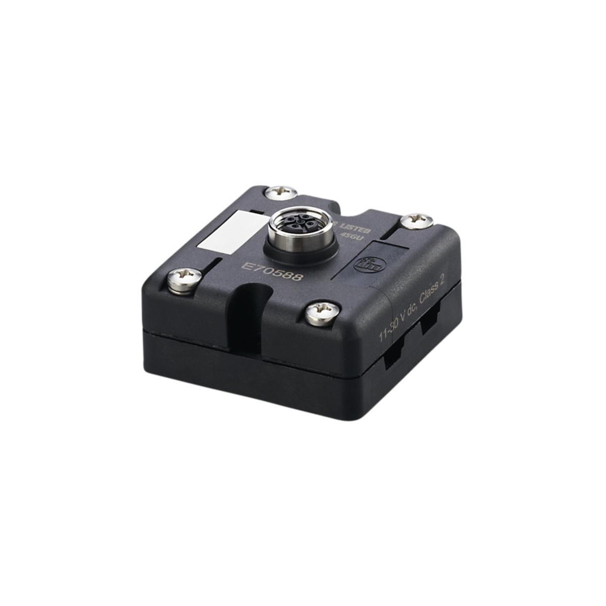Tillbehör givare Exxxxx - QUAD M12 AS-I/24V 4A E70588
