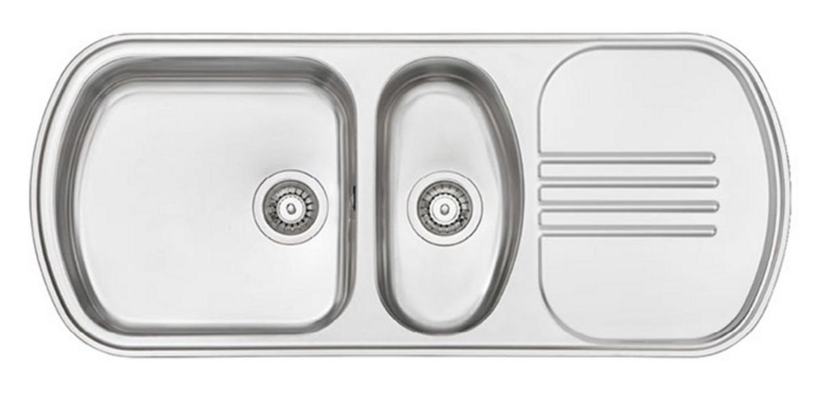 Diskbänk Concert C15P, Contura steel - CONTURA C15P-1135 KU DISKBÄNK MED KORGVENTIL