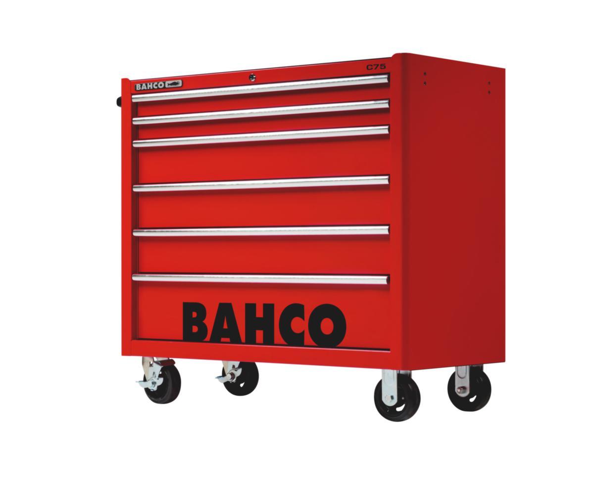 Verktygsvagn Bahco XL6 Classic C75 - VERKTYGSVAGN XL6 RÖD 40"