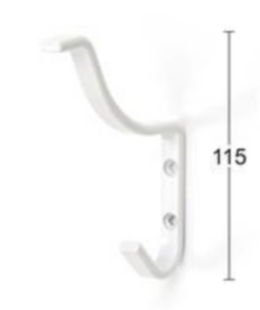 Hatt- och klädkrok - HATT- OCH KLÄDKROK CH 115MM SB