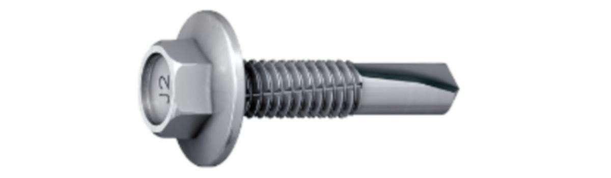 Construction screw SAPHIR® JT2 beam max 8.0mm - Screw 5.5X35 ZPL HEX w/flange 8mm Ejot Saphir JT2 250