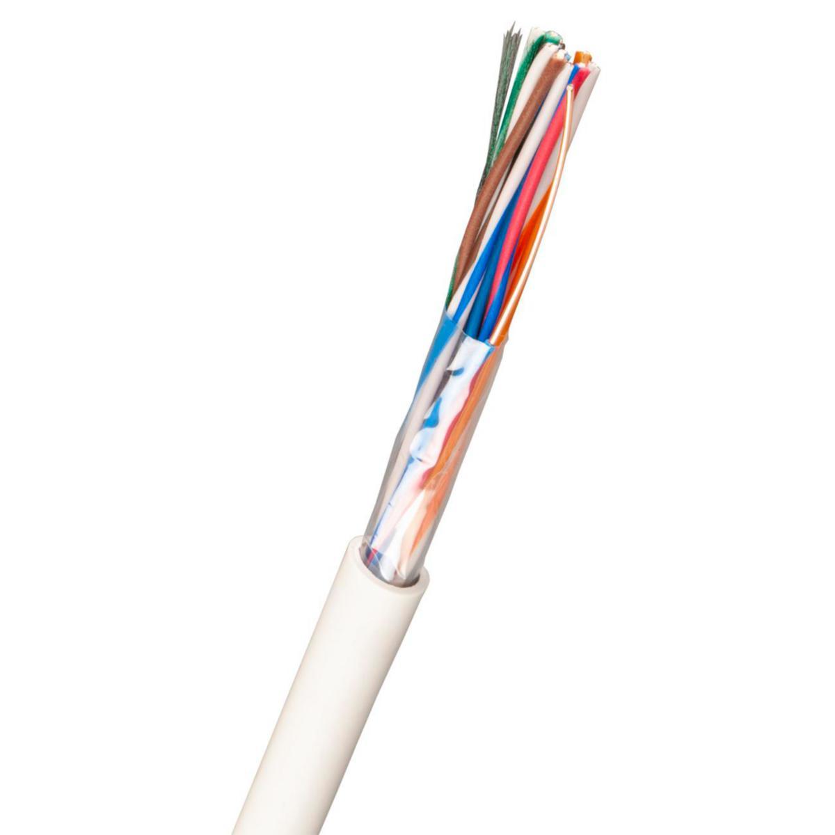 Tele/signal cable halogen-free EQQXB Easy white Dcas2d2a2, Nexans - EQQXB EASY 6X2X0,5 WH B500 (*0) 17112671-802-05