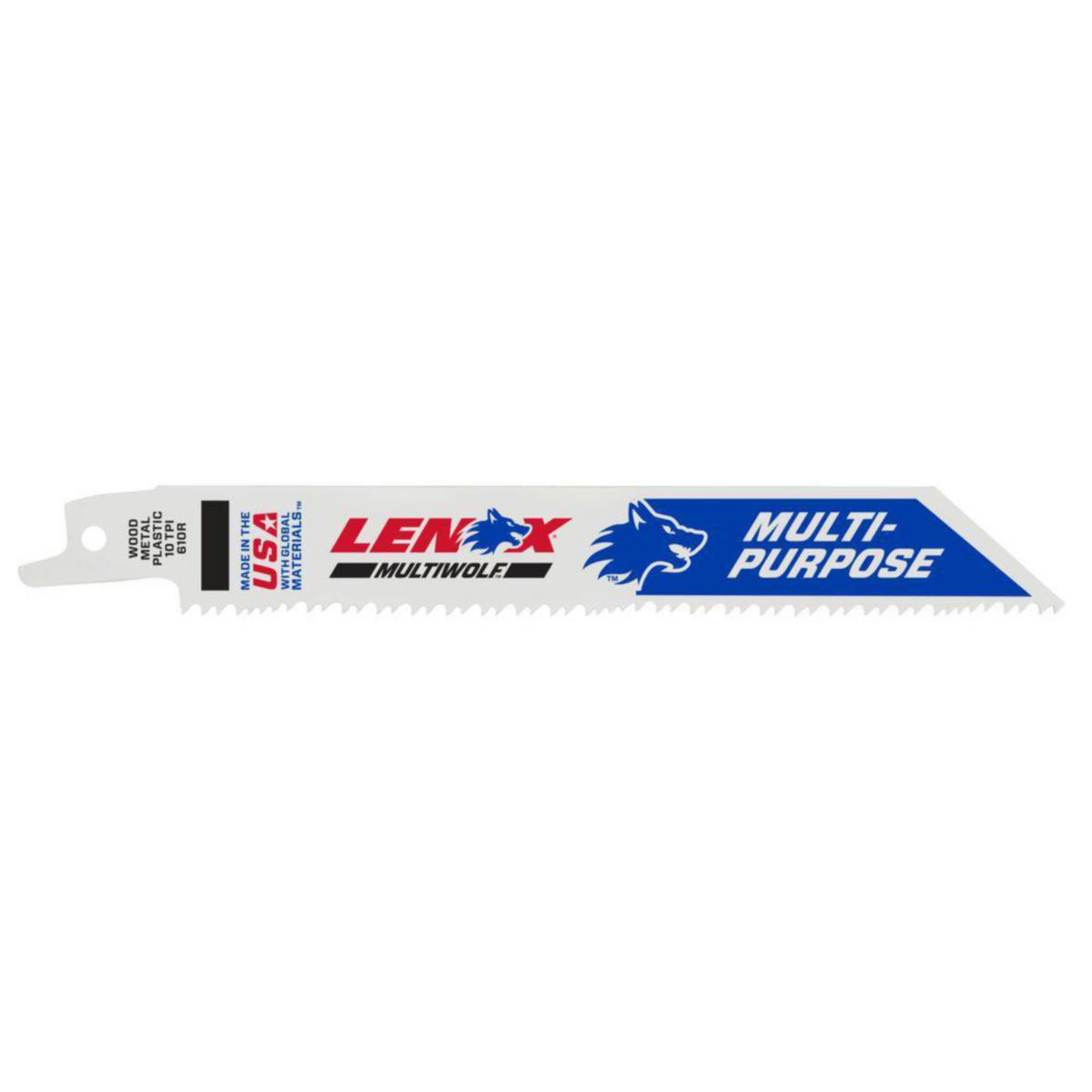 Recips lenox 3-6 mm - RECIPS B610R 6 X3/4X035X10 25/PK