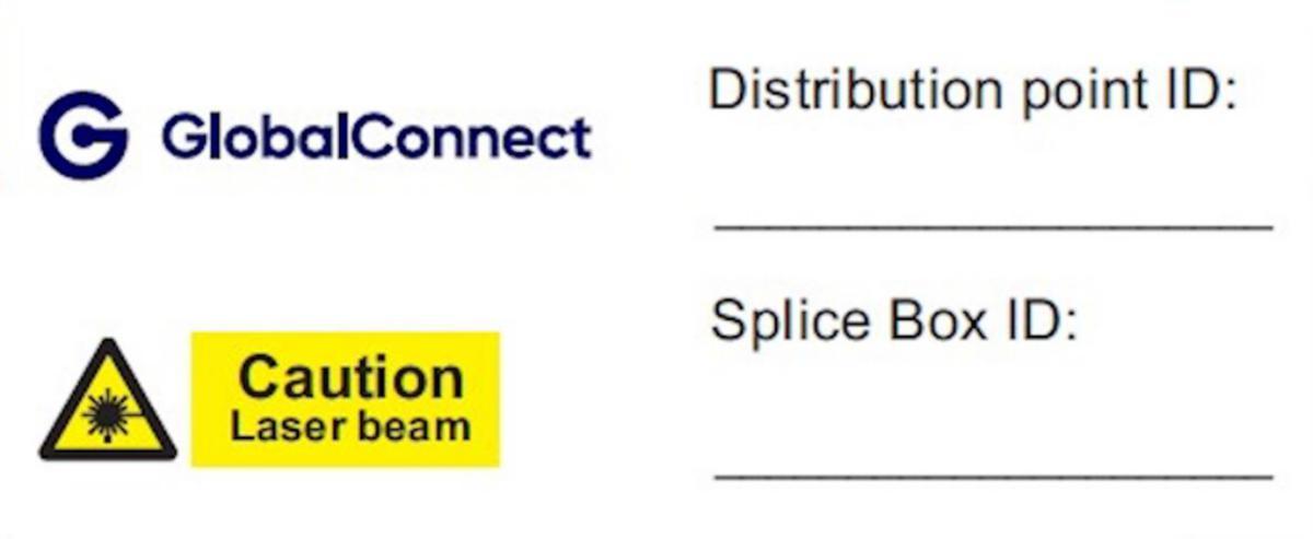 Sticker Global Connect - Label Global Connect