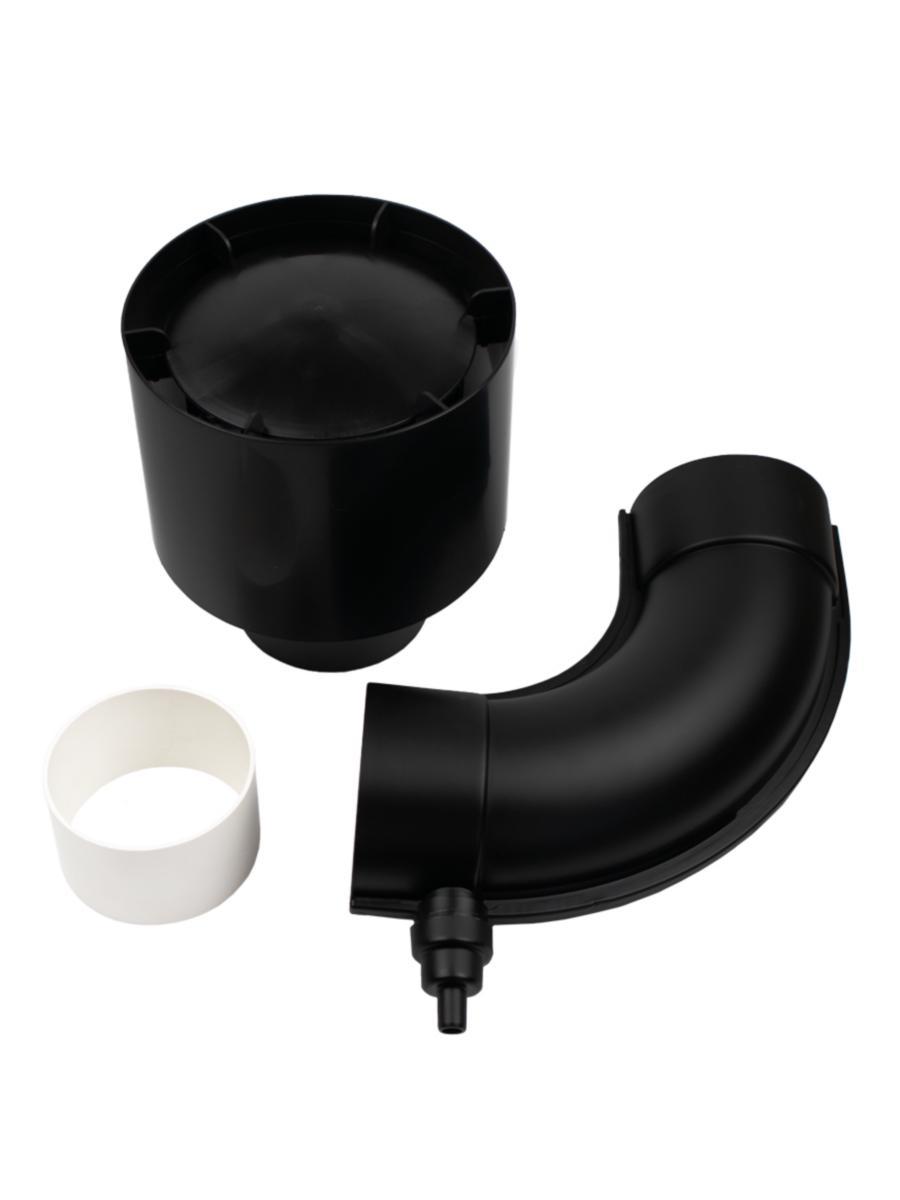 Bas Ventilationsdelar till Förbränningstoalett - BAS VENTILATIONSDELAR SVART FÖRBRÄNINGSTOALETT, SEPARETT