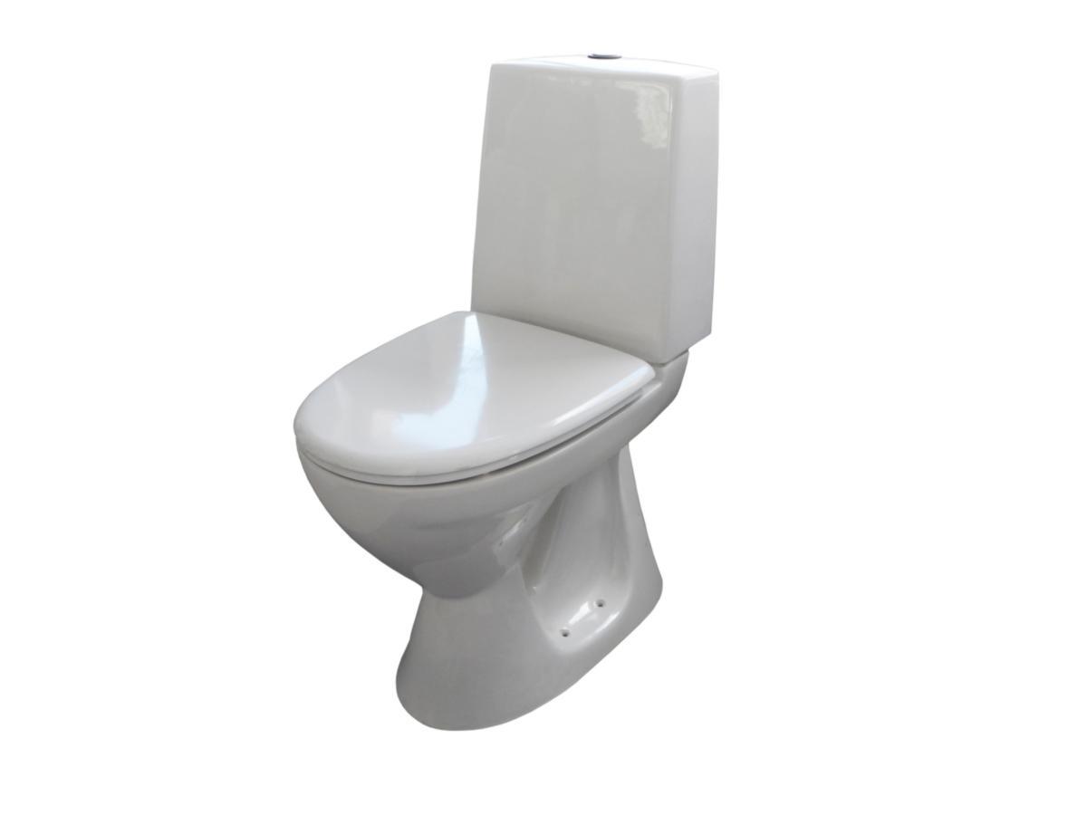 WC-stol a-collection 4, dolt S-lås, förhöjd - A-COLLECTION WC-STOL 4, S-LÅS 3/6L,H-CIST D.AVL.EX.SITS,FÖRH