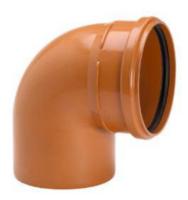 PVC sewer bend 88,5° Ostendorf