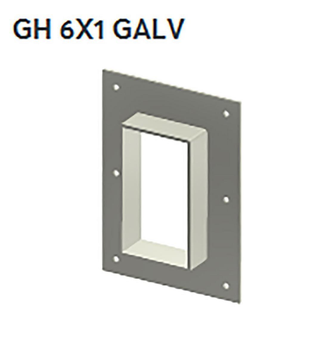 Mounting frame GH Roxtec galvanized FZV - ROX GH-FRAME 6X1 GALV 5GH0000007882