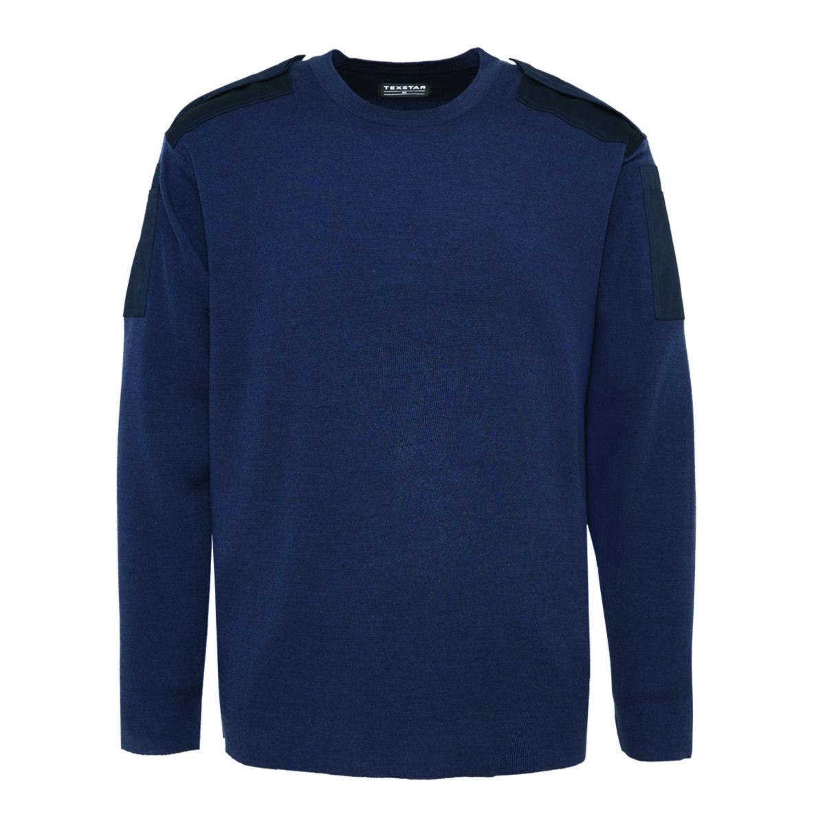 Tröja Texstar CA08 Nato - TRÖJA TEXSTAR CA08 NATO RUNDHALS MARINBLÅ STL 3XL