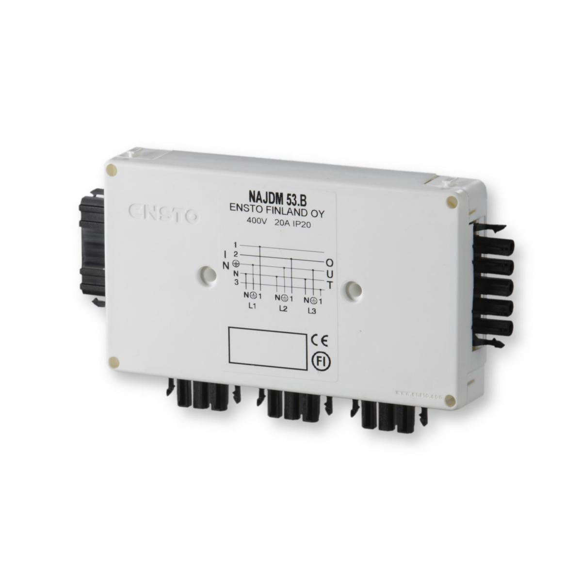 Förgreningsdosa NAJDM, EnstoNet - FÖRDEL.BOX V/S 5-P/3X3P NADJM53.B
