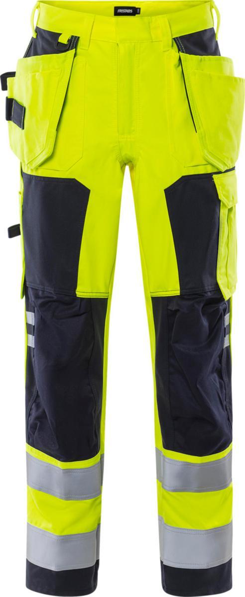 Trousers Fristads 2075 ATHS - TROUSERS FK 2075ATHS YEL/MAR FLAME HI-VIS C48