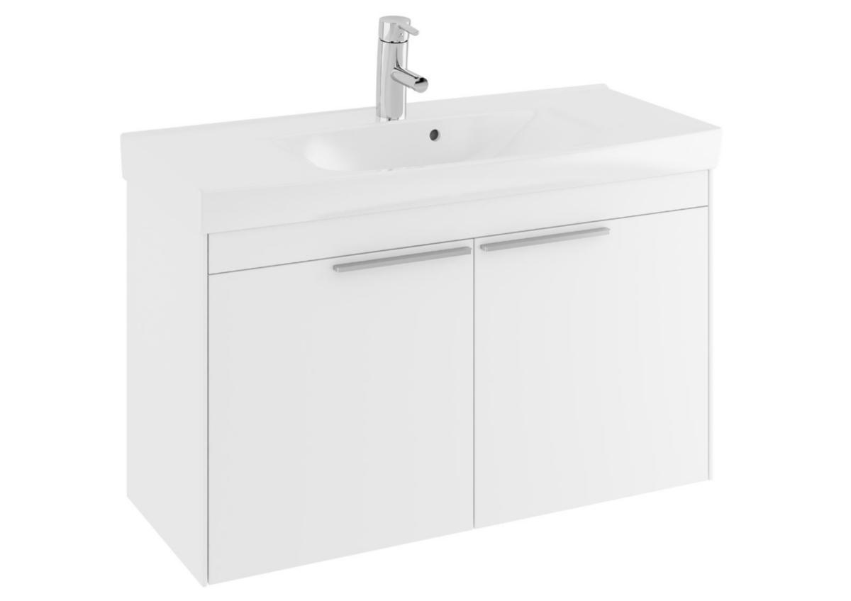 Möbelpaket SDSPMP Compact V, Ifö Sense - IFÖ SENSE MÖBELPKT SDSPMP90C VIT M. DÖRRAR, SPIRA TS 47386