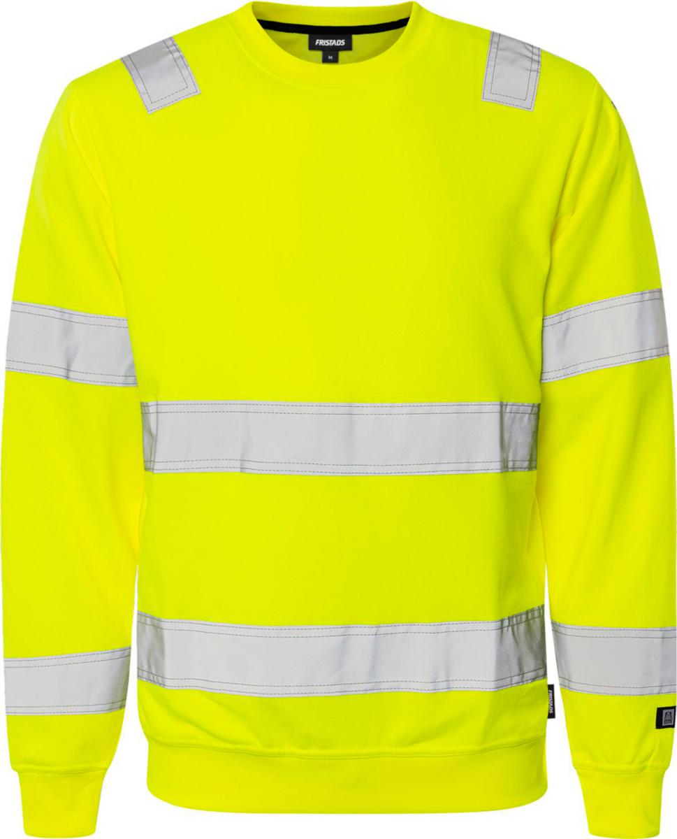 Tröja Fristads 7446 SHV - TRÖJA FK 7446 SHV RUNDHALS RUND HALS VARSEL KL 3 STL L