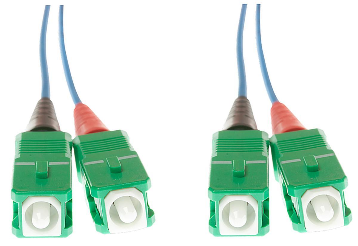 Fiberkablage SM Duplex SC/APC-SC/APC G657A - KK DPX G657A SC/APC-SC/APC 10M A46610
