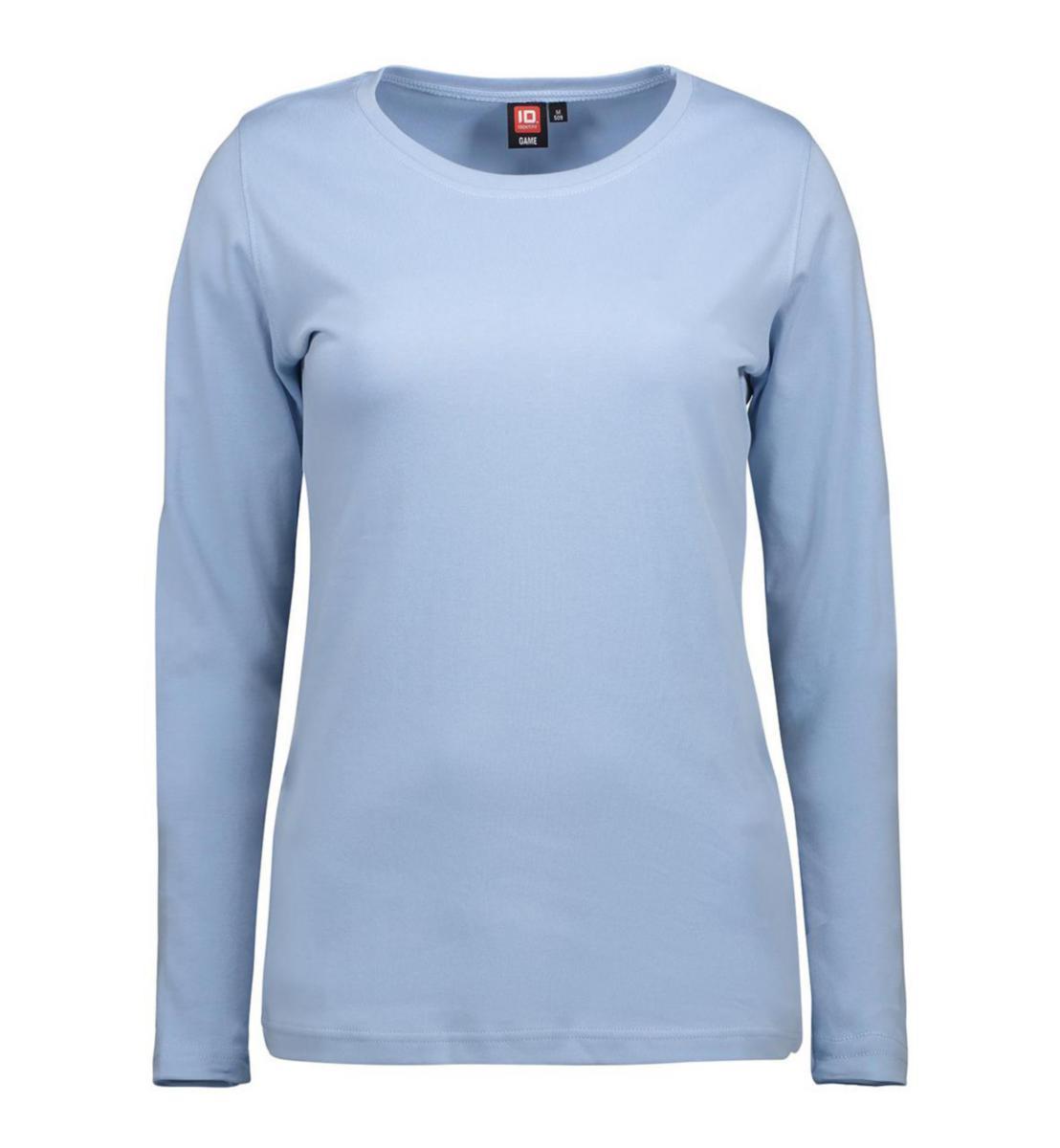 T-shirt ID Identity 0509 L-Ärm Dam - T-SHIRT ID 0509 L-ÄRM DAM INTERLOCK LJUS BLÅ STL XL