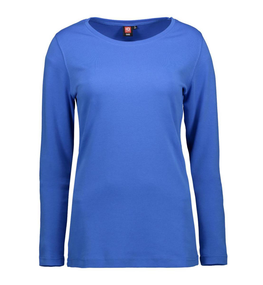 T-shirt ID Identity 0509 L-Ärm Dam - T-SHIRT ID 0509 L-ÄRM DAM INTERLOCK AZUR BLÅ STL 3XL