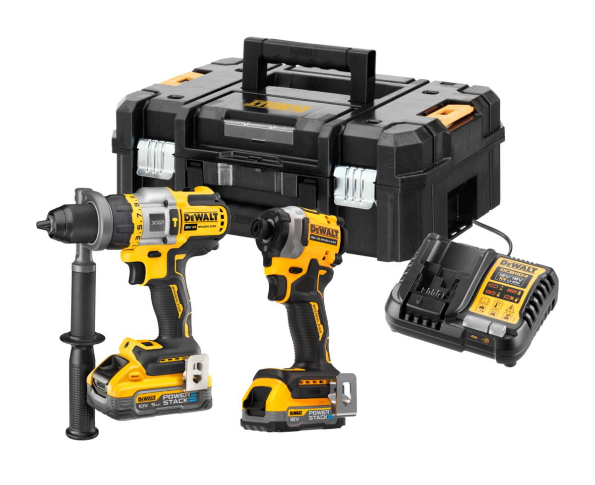 Kombikit DEWALT DCK2052H1E1T - KOMBIKIT DEWALT DCK2052H1E1T 18V 1X5.0AH 1X1.7AH TSTAK
