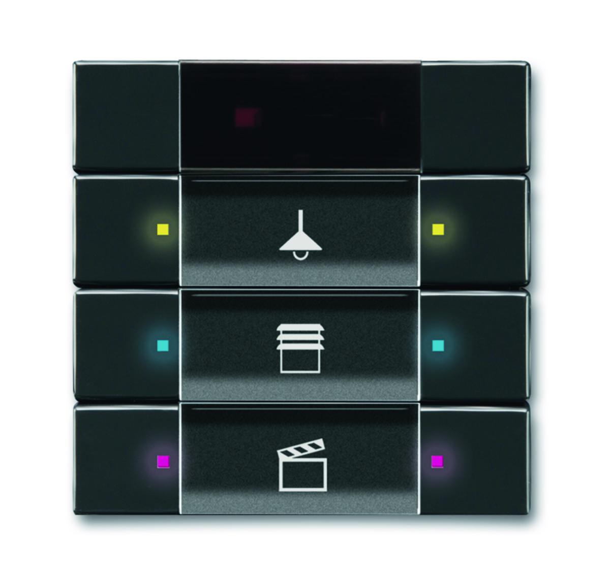 Tryckknapp 1-4 polig IR Impressivo - TRYCKKNAPP 6KN MF+IR IMP ANT 6135-0-0156