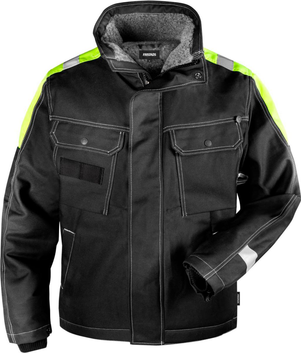 Winter jacket Fristads 447 FASI - JACKET FK 447FASI BLACK STLL