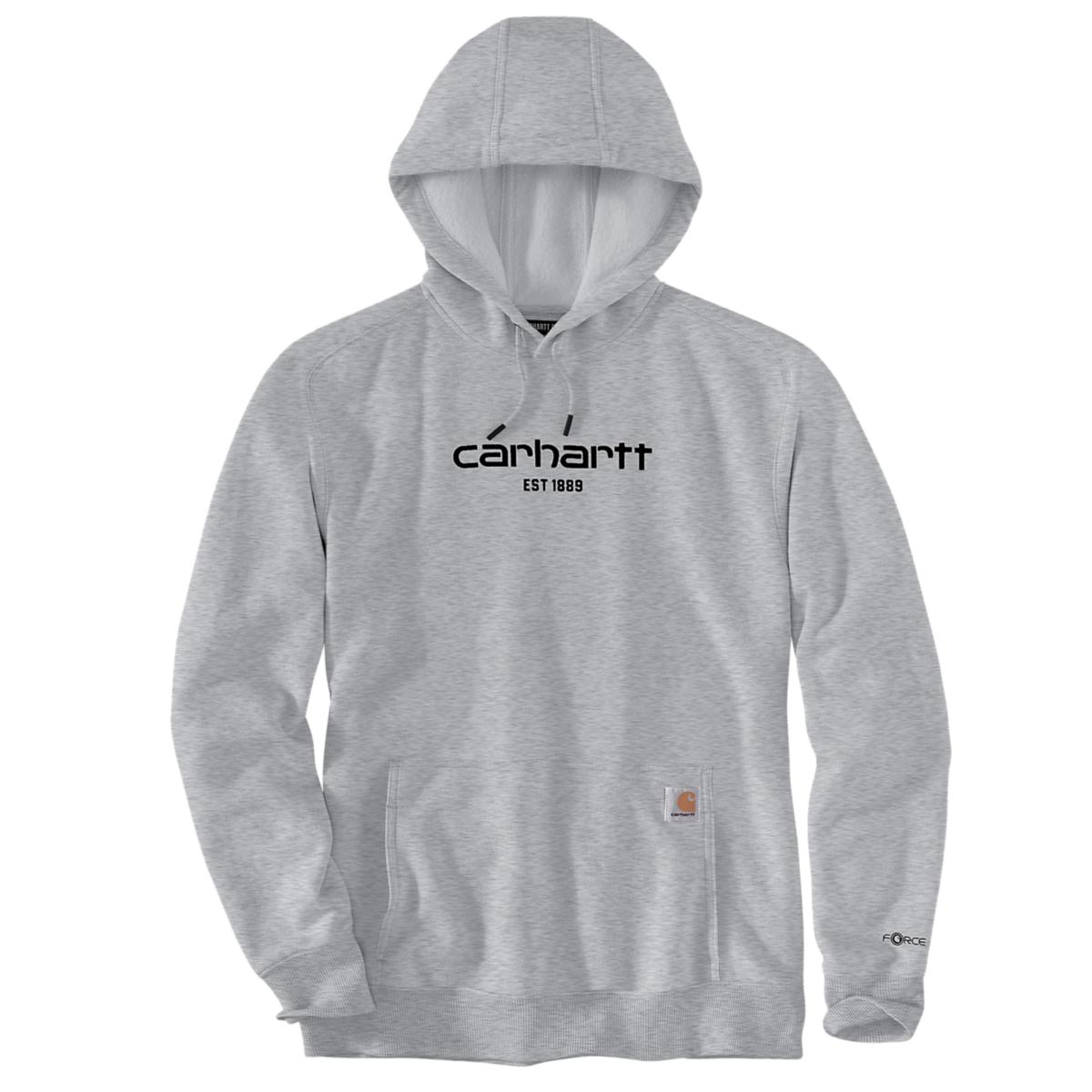 Huvtröja Carhartt 105569 - HUVTRÖJA CARHARTT 105569058 LOGO GRÅ STL M