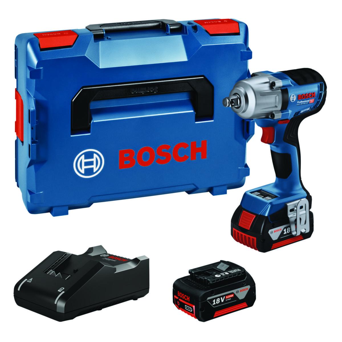 Mutterdragare Bosch GDS 18V-450 HC L-BOXX - MUTTERDR. BOSCH GDS 18V-450 HC 2X5,0AH L-BOXX