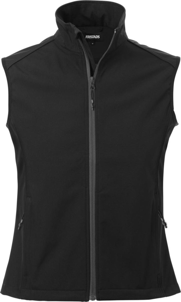 Softshellväst Fristads 1507 Dam - SOFTSHELLVÄST CODE-1507 SVART DAM STL L