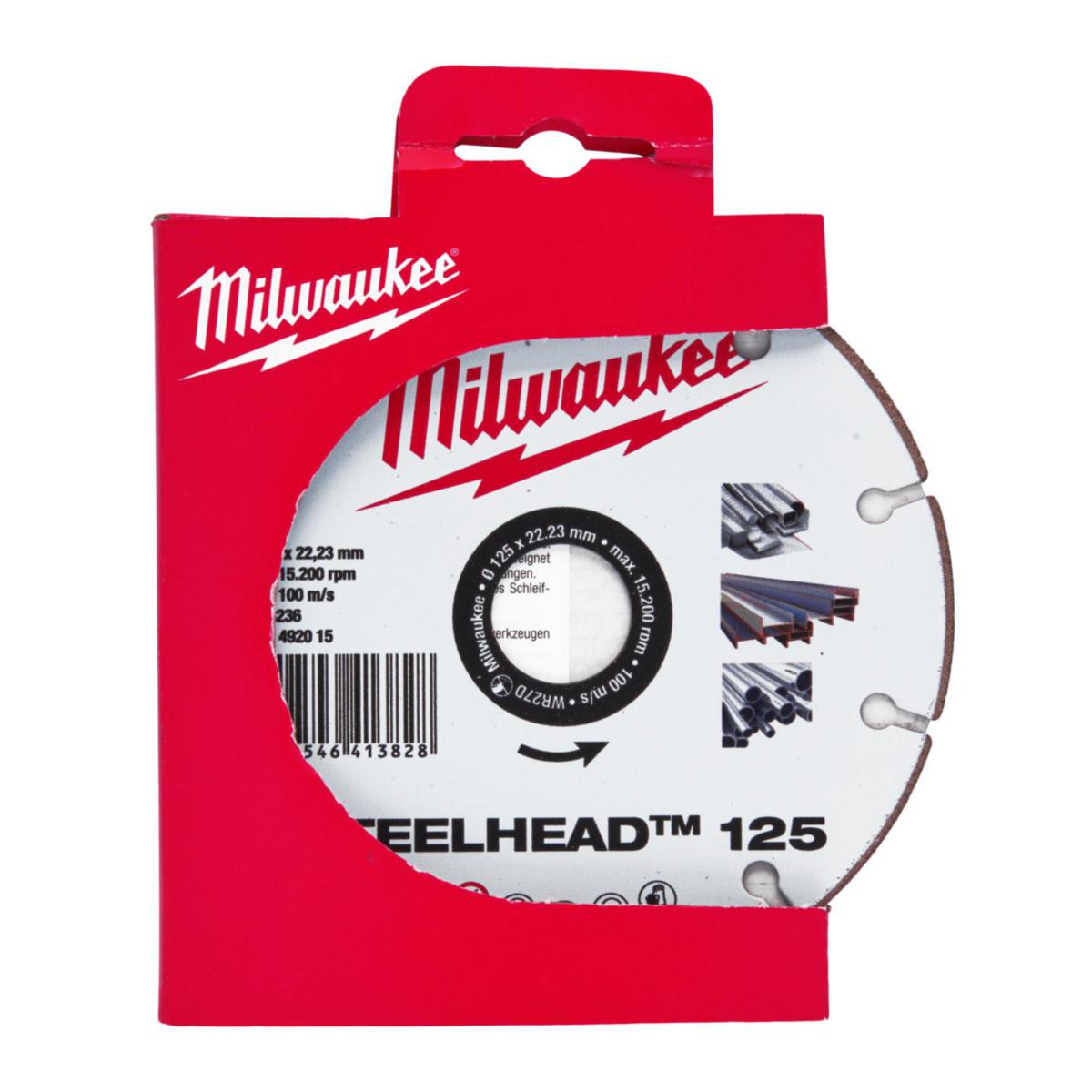 Diamantskiva Milwaukee DH STEELHEAD - DIAMANTSKIVA MILWAUKEE DH STEEL HEAD 125