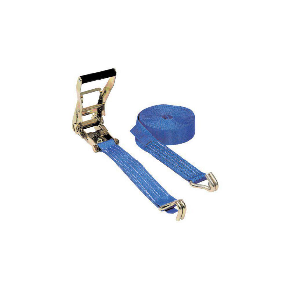 Ratchet tie down - RATCHET TIE DOWN 5T 0.5+9.5M WITH HOOK BAGGED BLUE