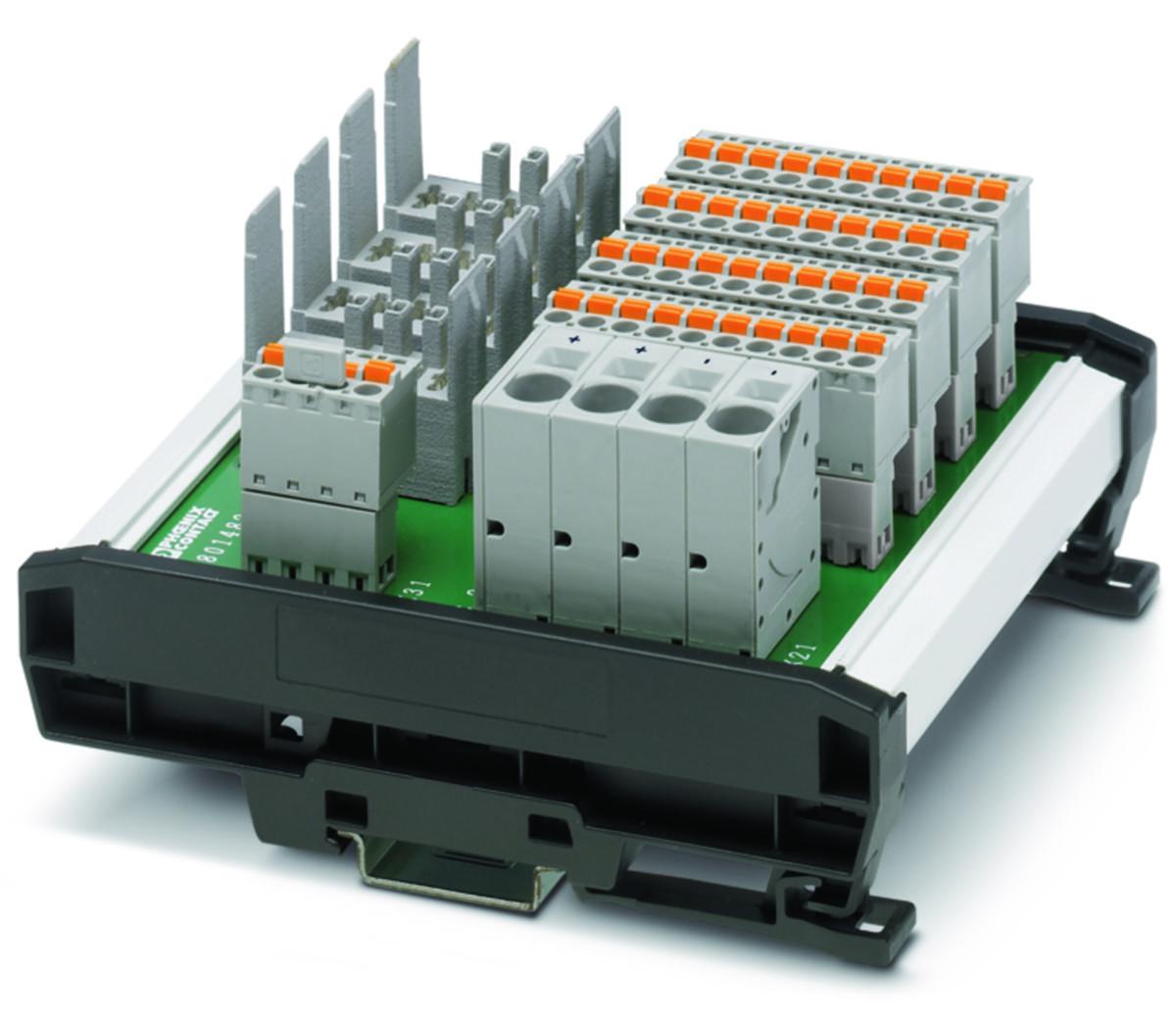 Elektronisk säkring CB - 4 KANALIG SÄKRINGSSOCKEL CBB TM 04 2XRC P-PT