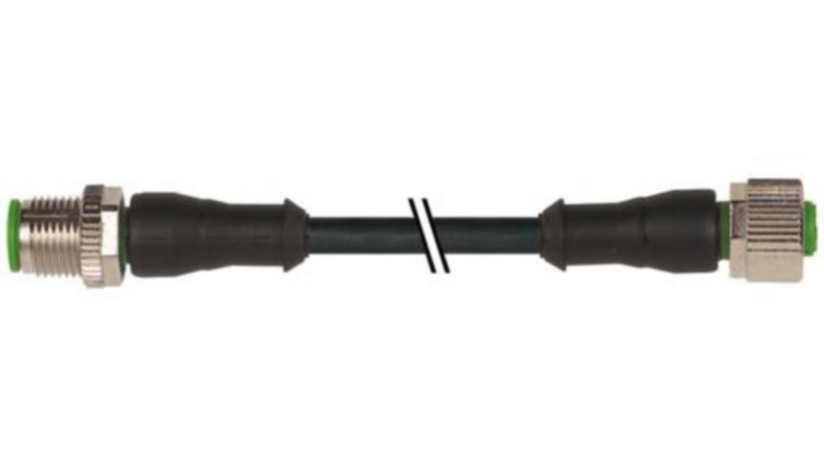 Kablage M12/M12 5-pol - M12 MALE 0° / M12 FEMALE 0° A- 7000-40041-6350030