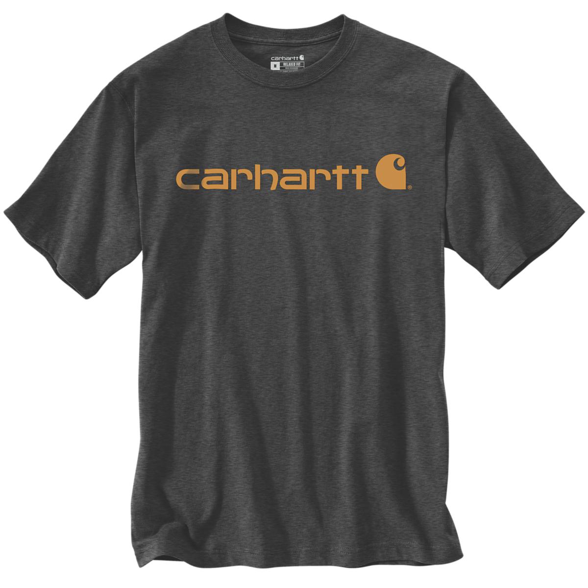 T-shirt Carhartt 103361 Logo - T-SHIRT CARHARTT 103361 LOGO STÅLGRÅ STL L