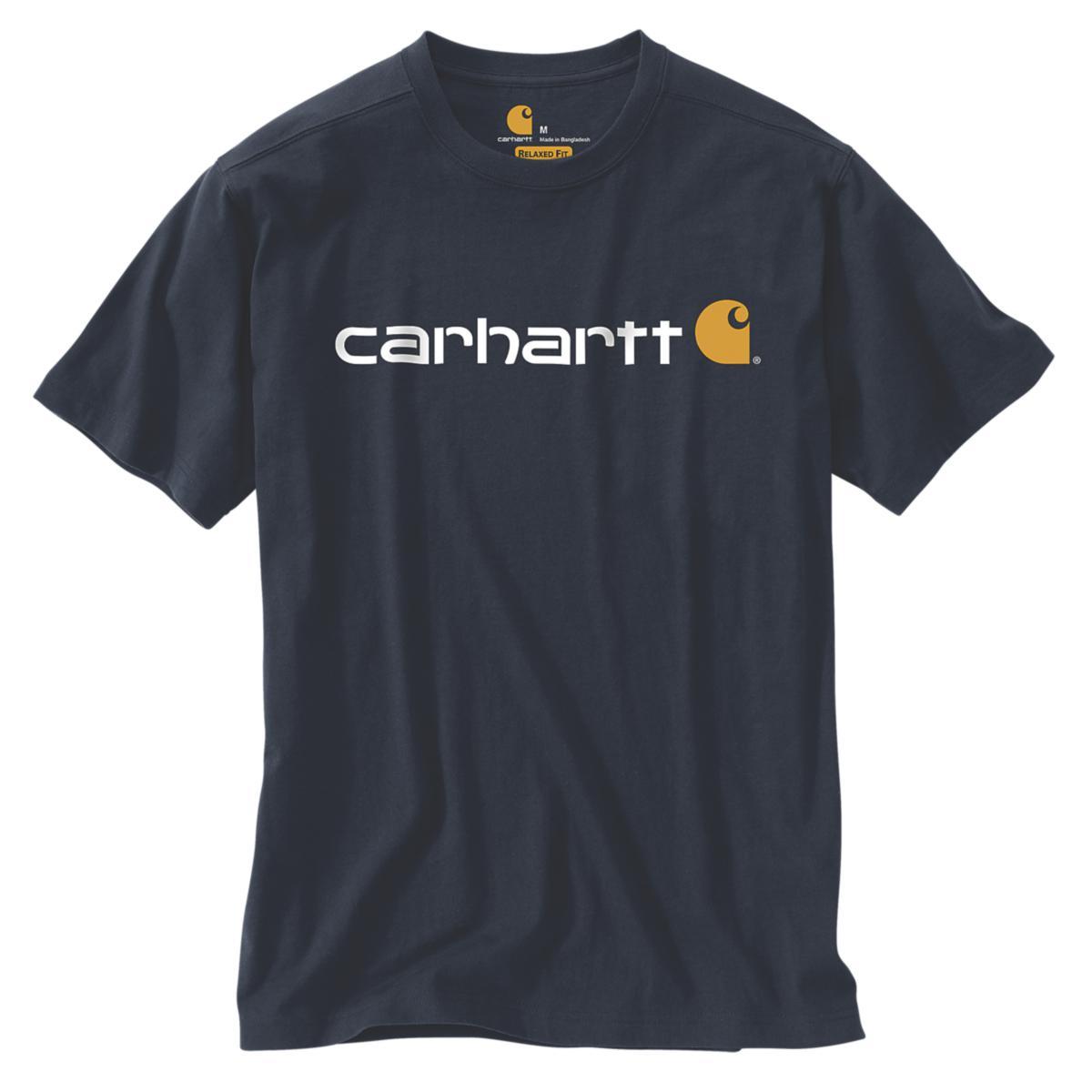 T-shirt Carhartt 103361 Logo - T-SHIRT CARHARTT 103361 LOGO MARIN STL XS