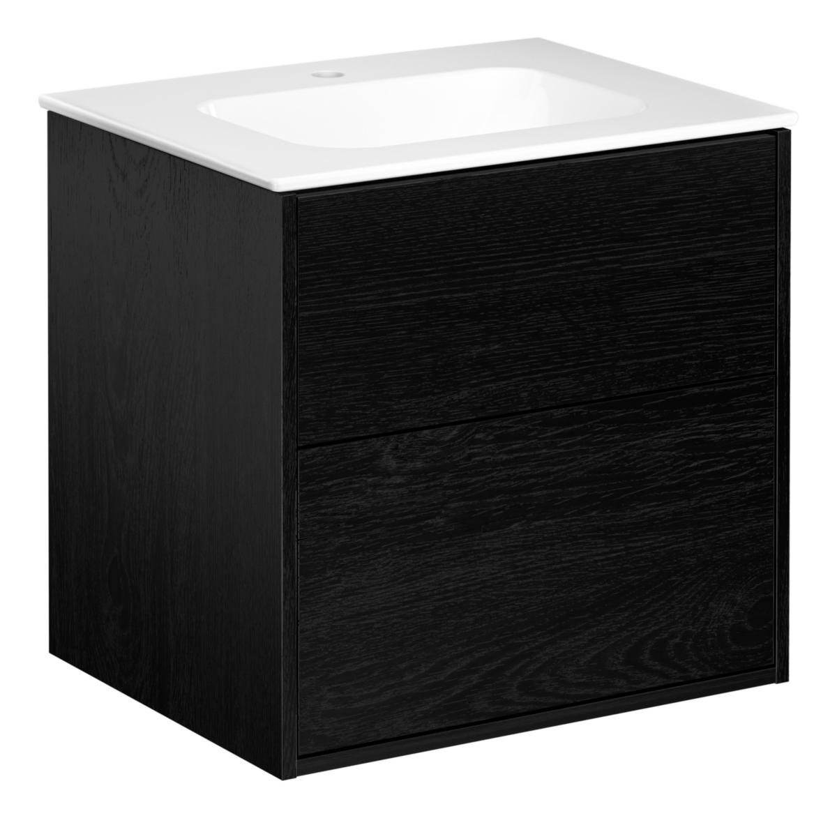 Gbg Artic Möbelpaket 60cm - GBG ARTIC KOMMODPAKET M.TS 60CM SVART MED TV.STÄLL VITT