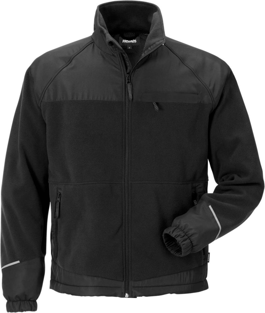 Fleecejacka Fristads 4411 FE - FLEECEJACKA FK 4411 FE SVART VINDTÄT STL M