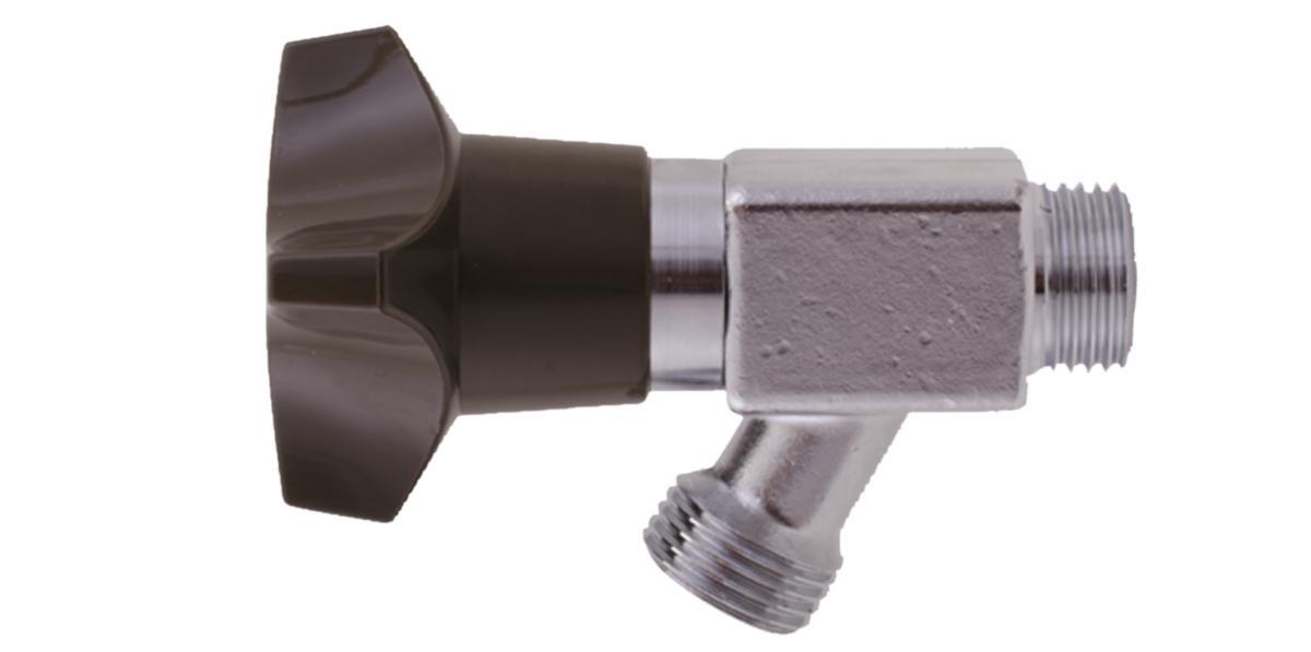 Tappventiler för vägg med backventil, FMM - TAPPVENTIL FÖR VÄGG BLÅ KORT MODELL