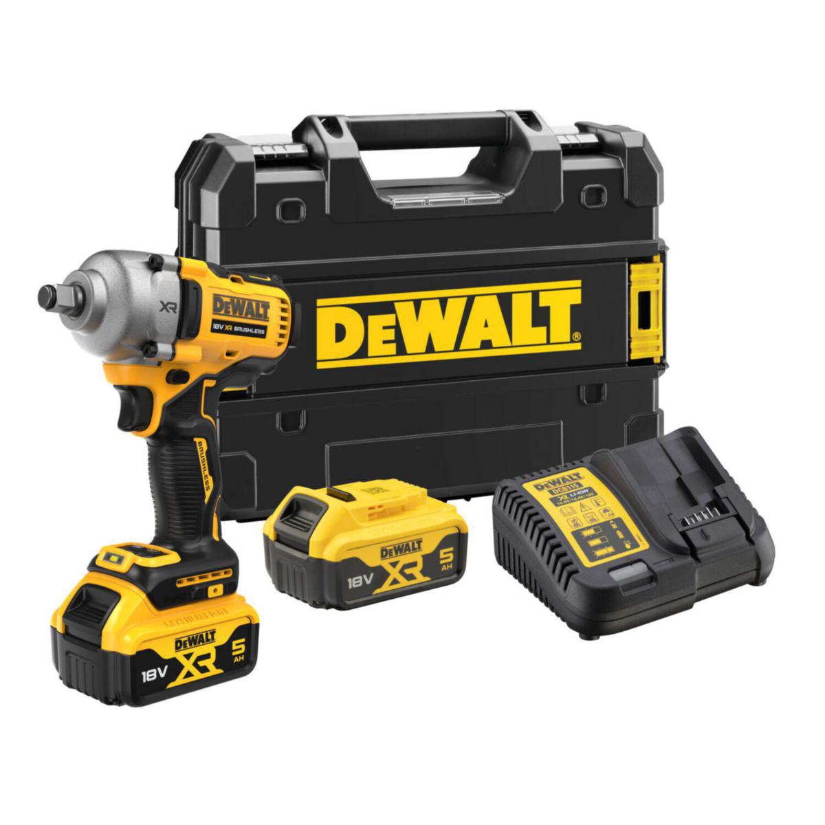 Mutterdragare DEWALT DCF891P2T - MUTTERDRAGARE DEWALT DCF891P2T 18V XR, 1/2", 2X5.0AH, TSTAK
