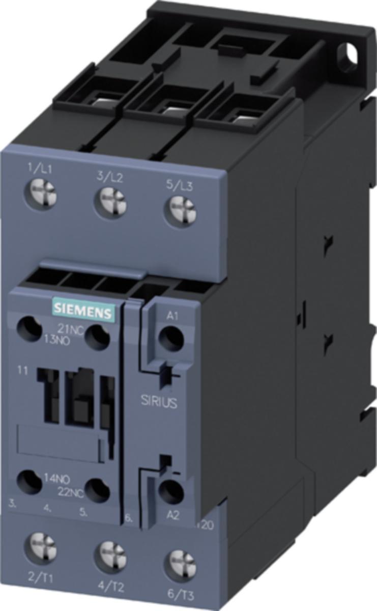 Kontaktor 3RT20 S2 18,5-37 kW AC/DC-spole - KONTAKTOR 18.5KW 48-80VUC 3RT2035-1NE30