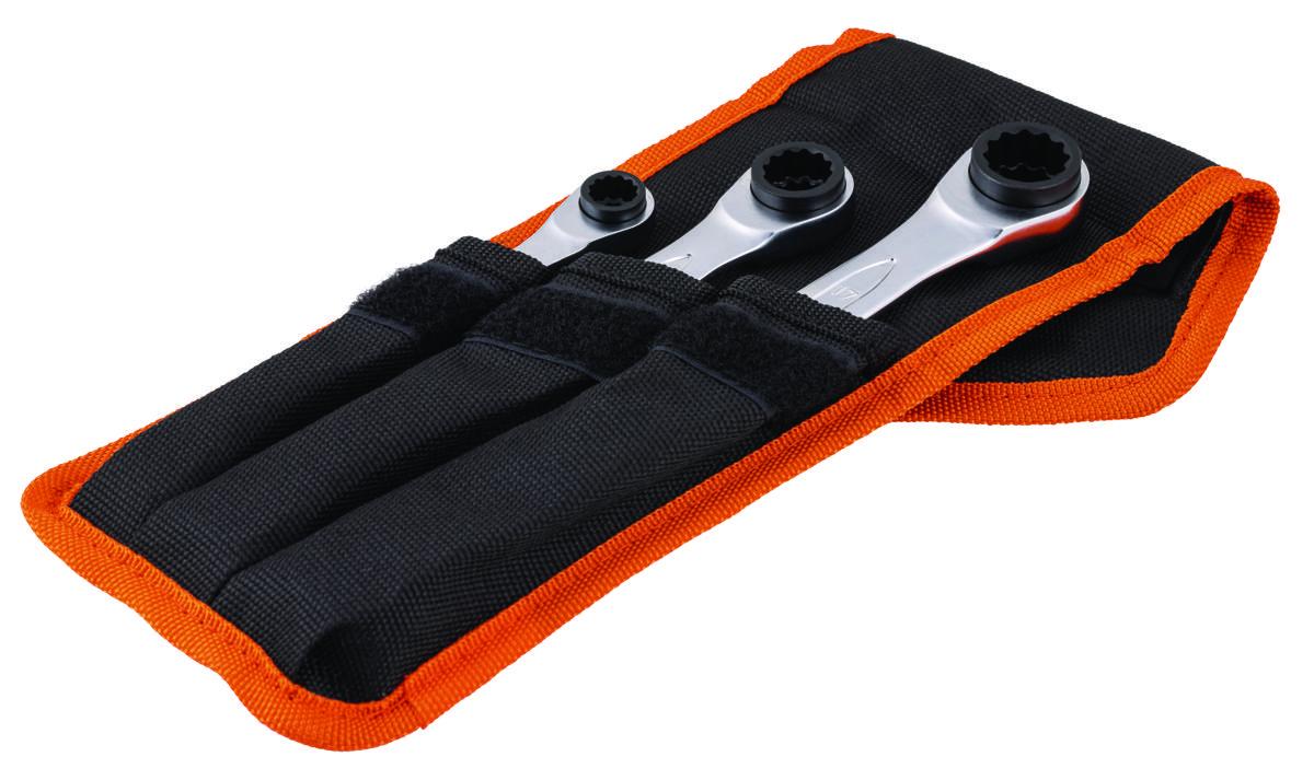 Ratchet ring wrench set bahco - RATCHET RING WRENCH SET BAHCO S4RM/3T 8-19MM 3 PART