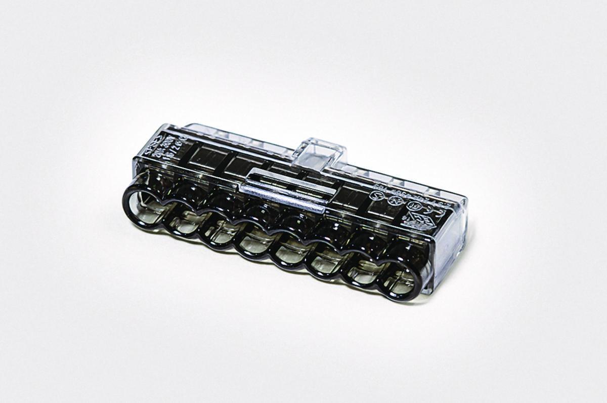 Helacon Plus Mini connection clamps - PUSH WIRE CONNECTOR 8-POLE HCPM-8