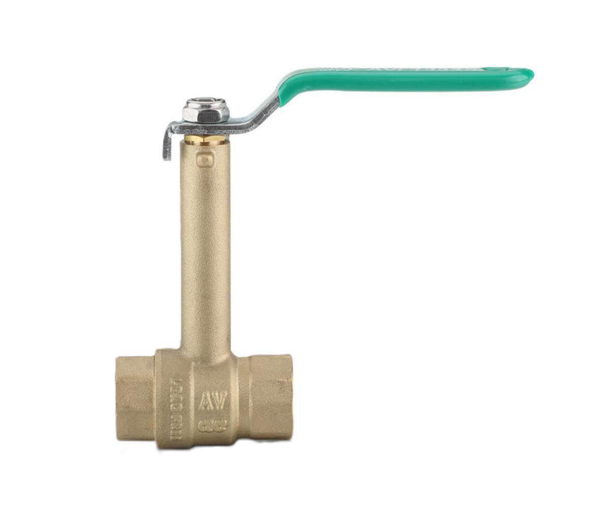 Ball Valve AVI 1334-S Lead-Free High Neck, a-collection - 50 BALLVALVE AVI1334S LEADFREE BRASS FEMALE HIGH NECK PN25