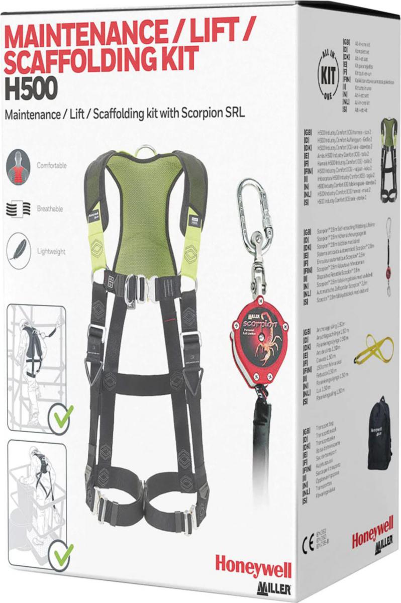 Fallskyddskit Miller 1036593 - STÄLLNINGS-KIT MILLER LIFT SCORPIO 2.8M + SELE H500